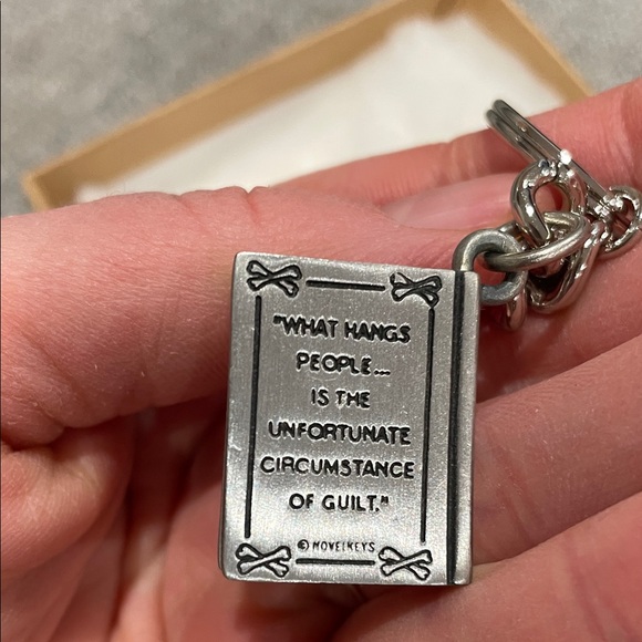 Silver Book Keychain - Picture 3 of 6